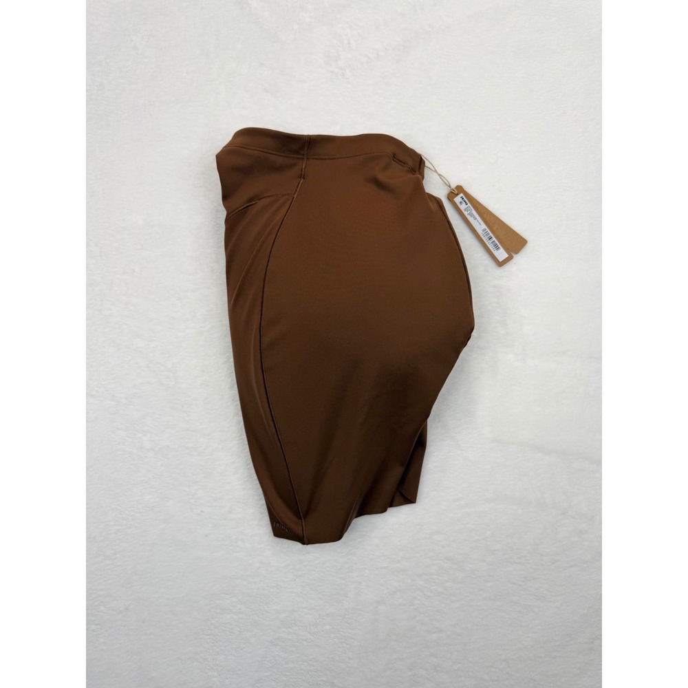 SKIMS Butt and Hip Enhancing Mid Thigh Short Jasper Brown BO-SHO-3672W XS NEW